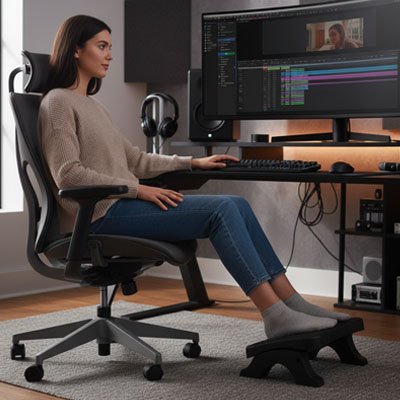 Bureau repose pieds | ErgoComfort - OrganiseFacile