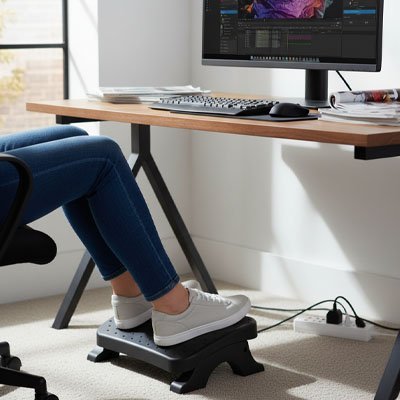 Bureau repose pieds | ErgoComfort - OrganiseFacile